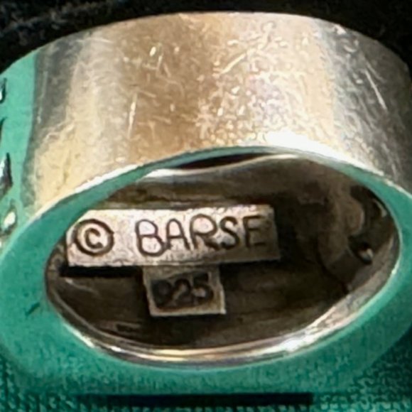 Vintage Barse .925 Turquoise ring size 7 - Picture 4 of 13